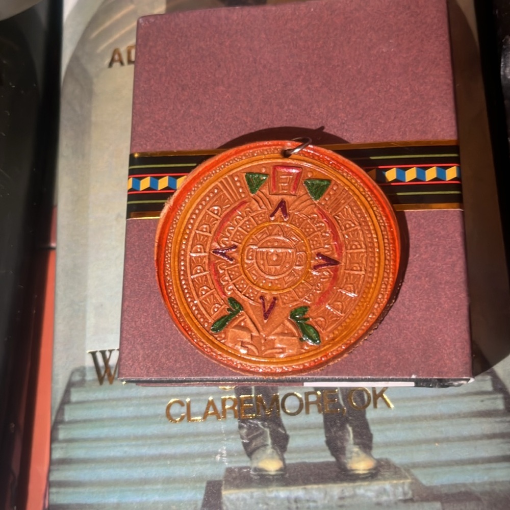 3/$10.00 Aztec Calendar Pendant